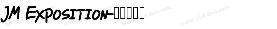 JM Exposition字体转换